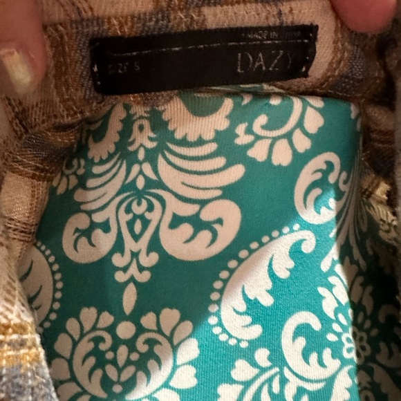 Plaid Button Down Shirt for Women. Y2K grunge - Picture 5 of 7